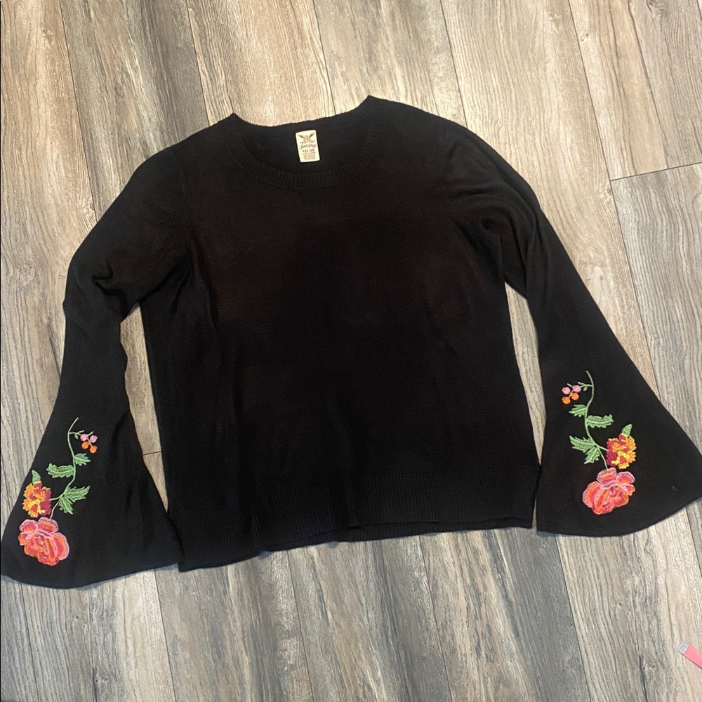 Faded Glory Black Knit Sweater